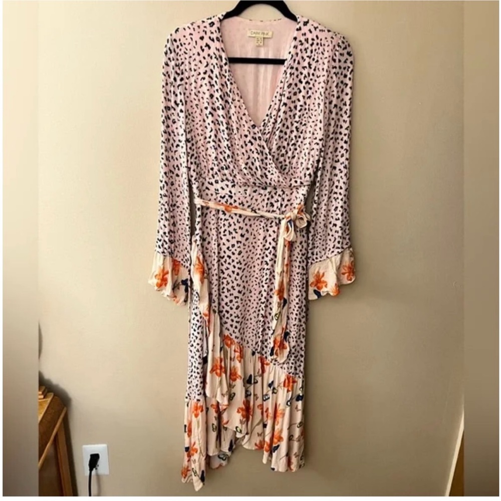 ASOS Pink Leopard Dress